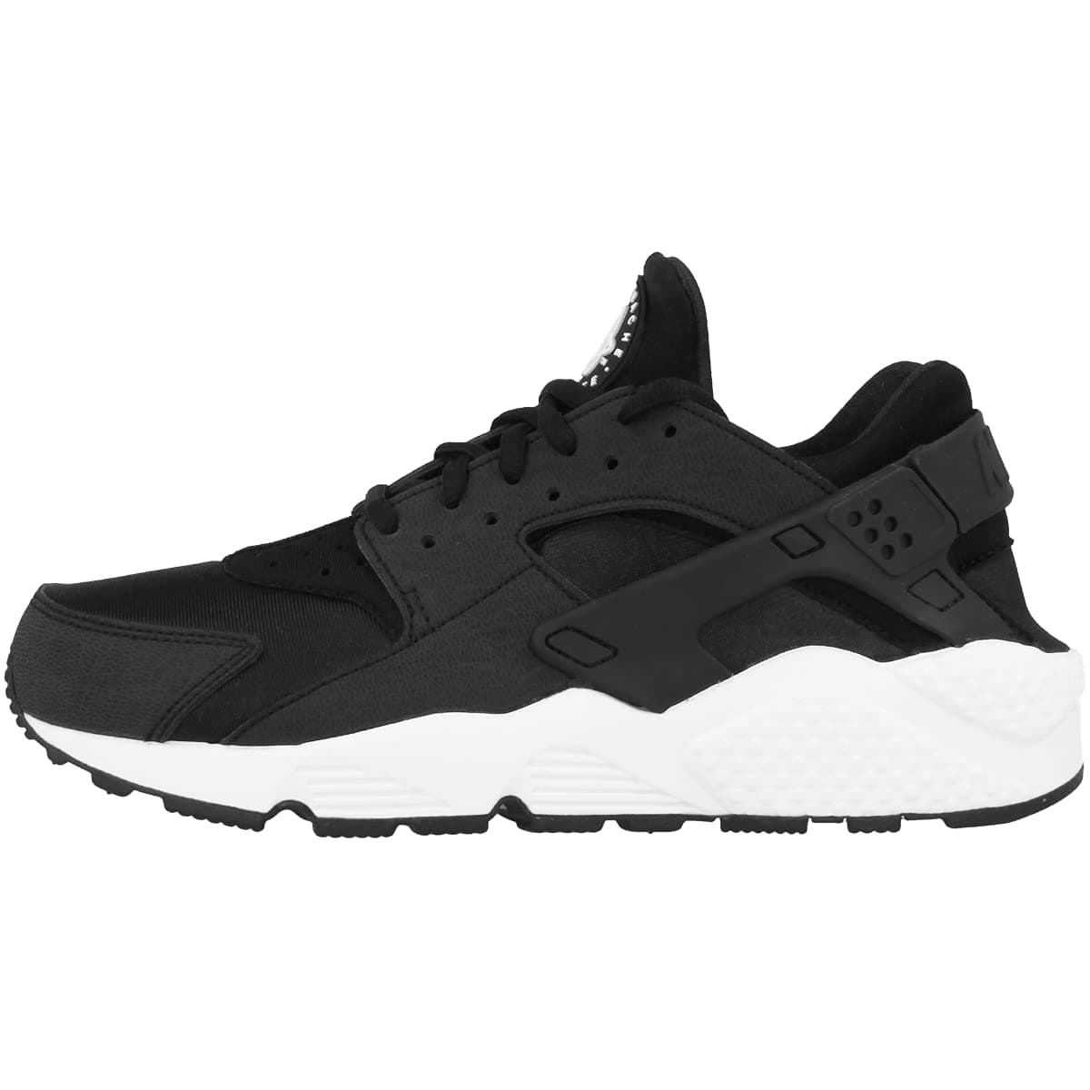Nike Women's Air Huarache Run Black/White 634835-006 (Size: 11)