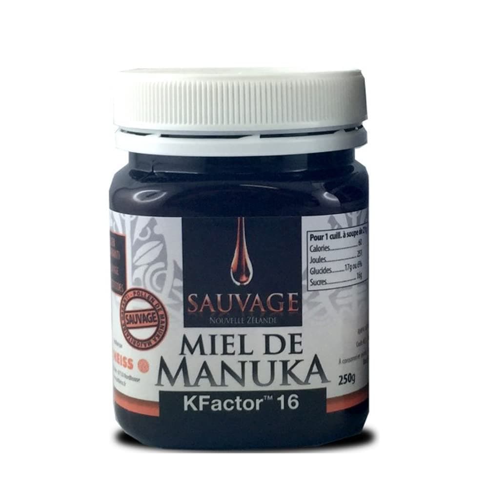 Doctor Theiss | Raw & Wild Manuka Honey, Active Manuka Honey K Factor TPA 16+, comparable to UMF 20+ | 250g