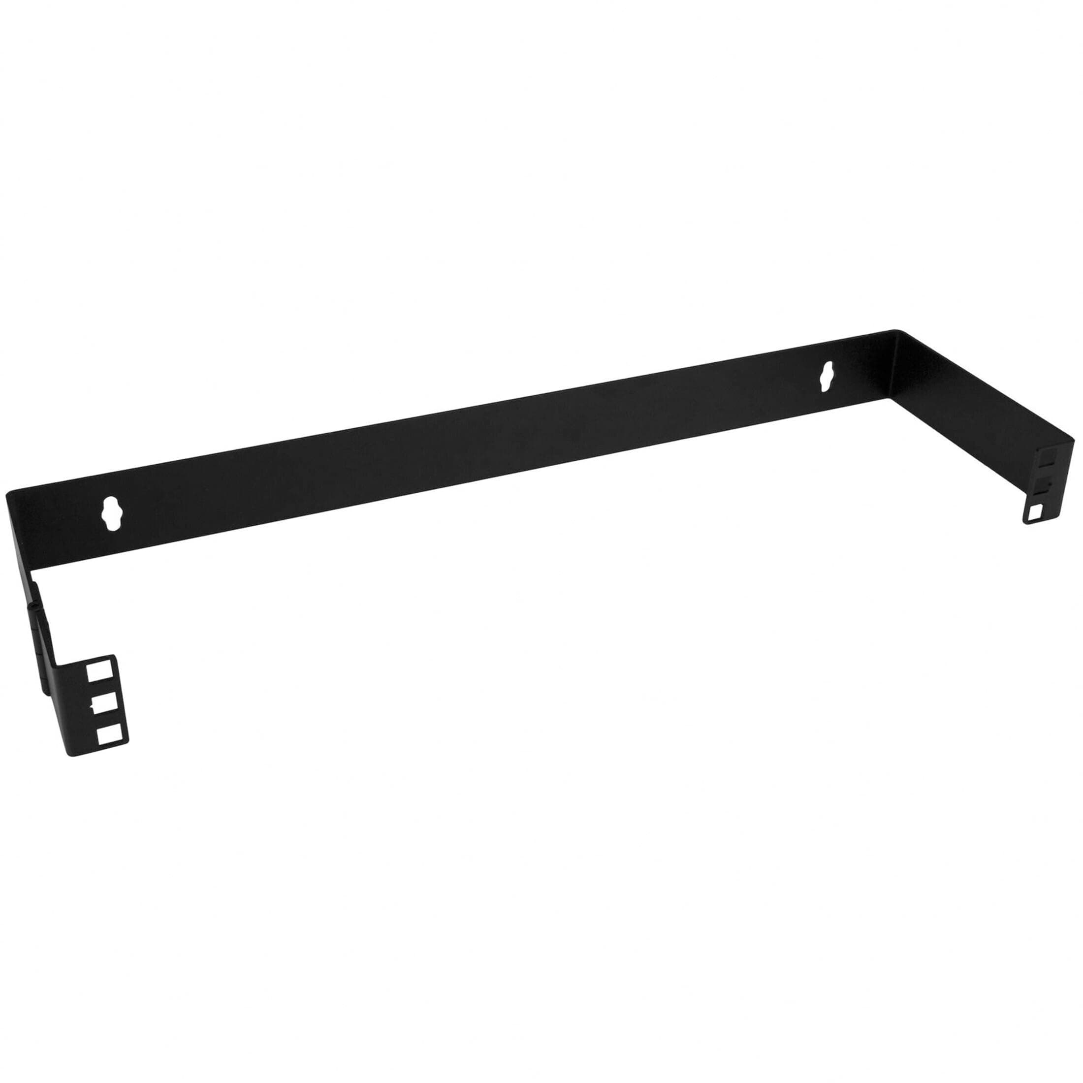 StarTech.com 1U Hinged Wall Mount Patch Panel Bracket - 6 inch Deep - 19" Patch Panel Swing Rack for Shallow Network Equipment- 17lbs