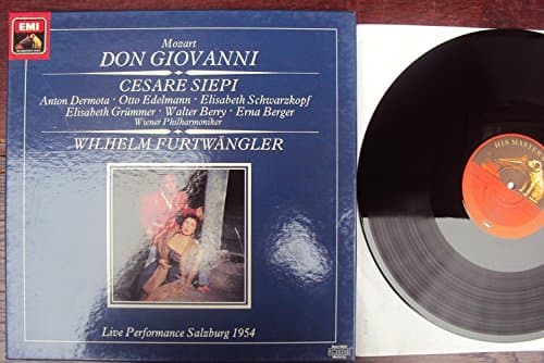 Don Giovanni - Live Performance Salzburg 1954. Wilhelm Furtwängler, Cesare Siepi, Dermota, Edelmann, Schwarzkopf, Grümmer, Berry, Berger Mono