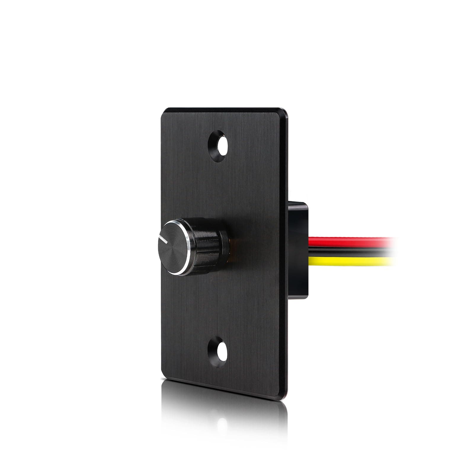 acegoo 12V Dimmer Switch Aluminum RV Light Dimmer High-Side PWM Dimmer, Perfect for Camper Van Boat Trailer Truck Cars, Works with 12V LED Light Fixture, Rotary Dimming (6A-Upgrade)