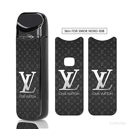Decal for Smok Nord | Skin for Smok-tech Nord | Sticker for Smok-tech Nord | Wrap for Smok-tech Nord Only - Device not Included (LV Black)