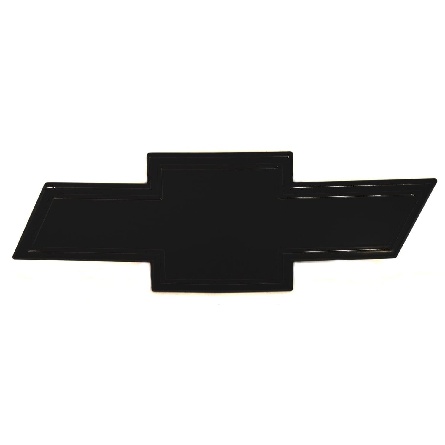96296K Ami Chevy Bowtie Grille Emblem with Border, Black
