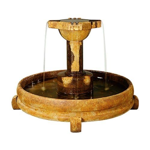 Henri Studio 2 Piece Overflowing Cross Fountain, Relic Barro