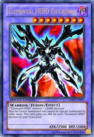 Yugioh Gx Elemental Hero Escuridao Ultra Rare Card Yg09-en001 [Toy]