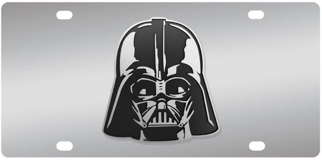 Darth Vader Novelty License Plate Car Tag Custom Metal License Plate For Car Durable 12 Inch X 6 Inch