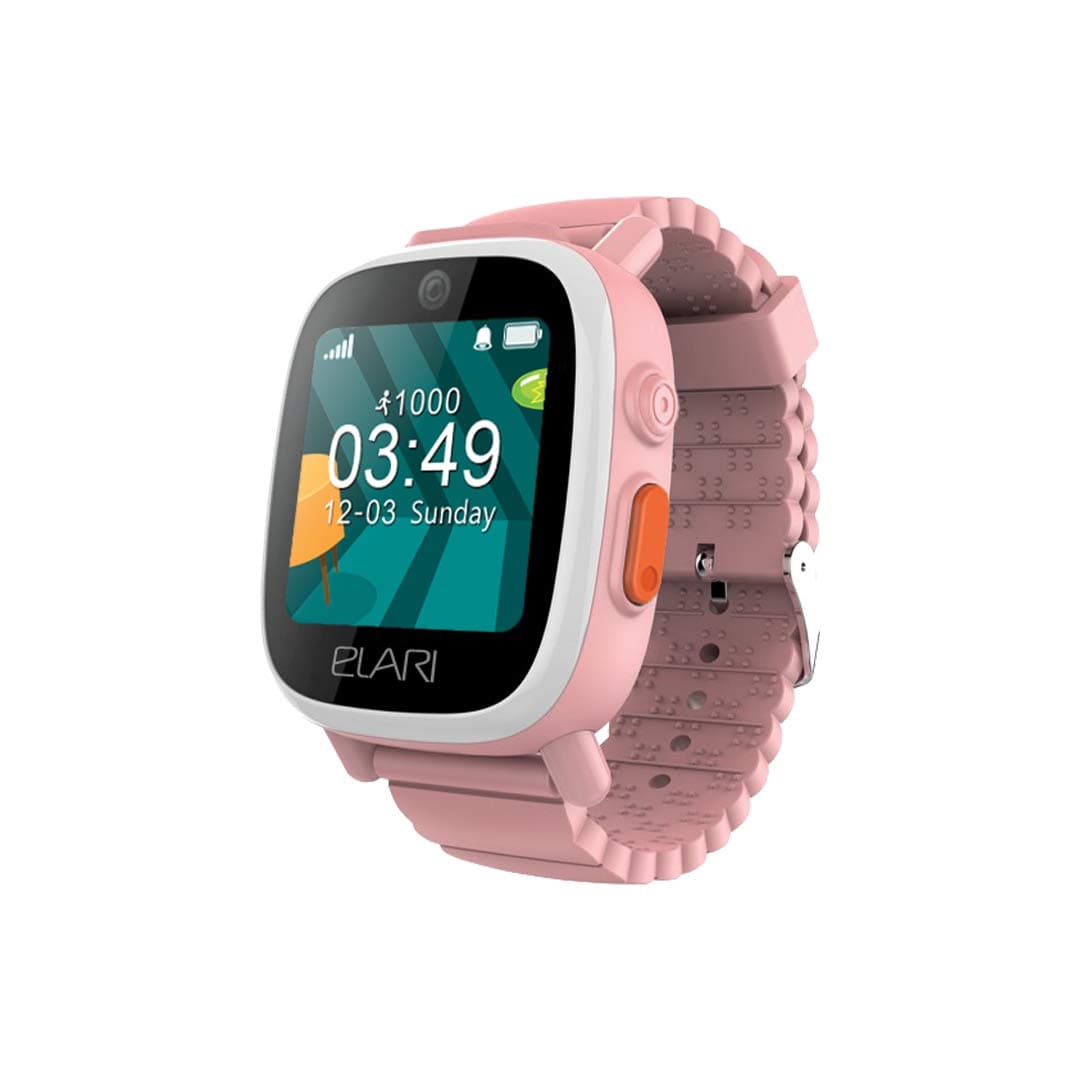 Elari Child smartwatch GPS WiFi Fixitime 3 Call and SMS Notification Activity Tracker Product Guaranteed 2 Years for All Technical Problems Pink