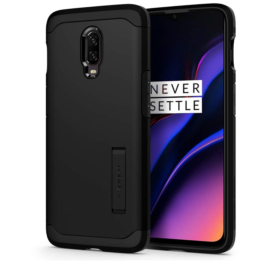 Spigen Tough Armor Designed for OnePlus 6T Case (2018) - Black