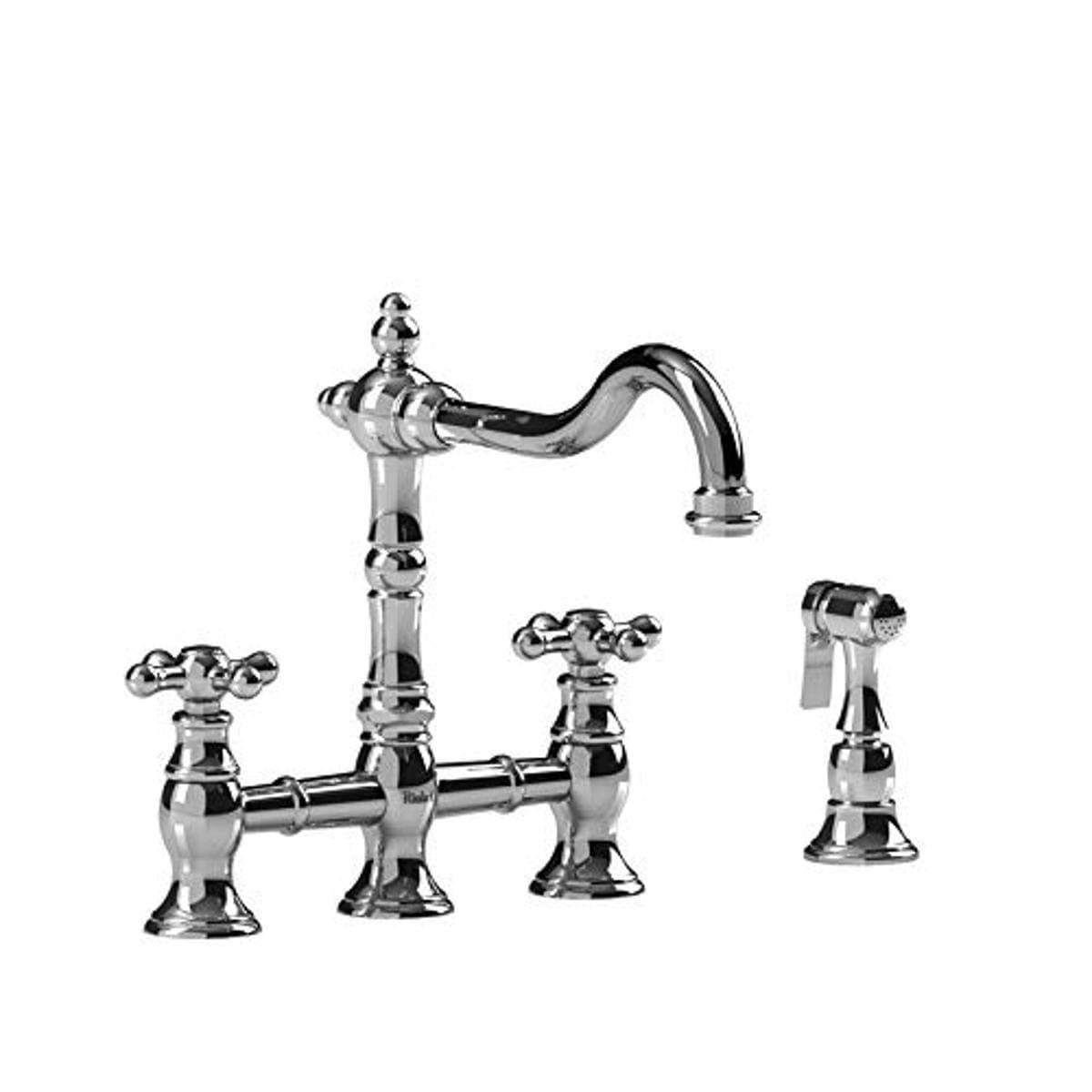 Riobel BN-15 BR400 Bridge Kitchen Faucet with Spray