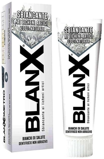 BlanX: Whitening Toothpaste with Arctic Lichens * 2.54 Fluid Ounces (75ml) Tube * [ Italian Import ]