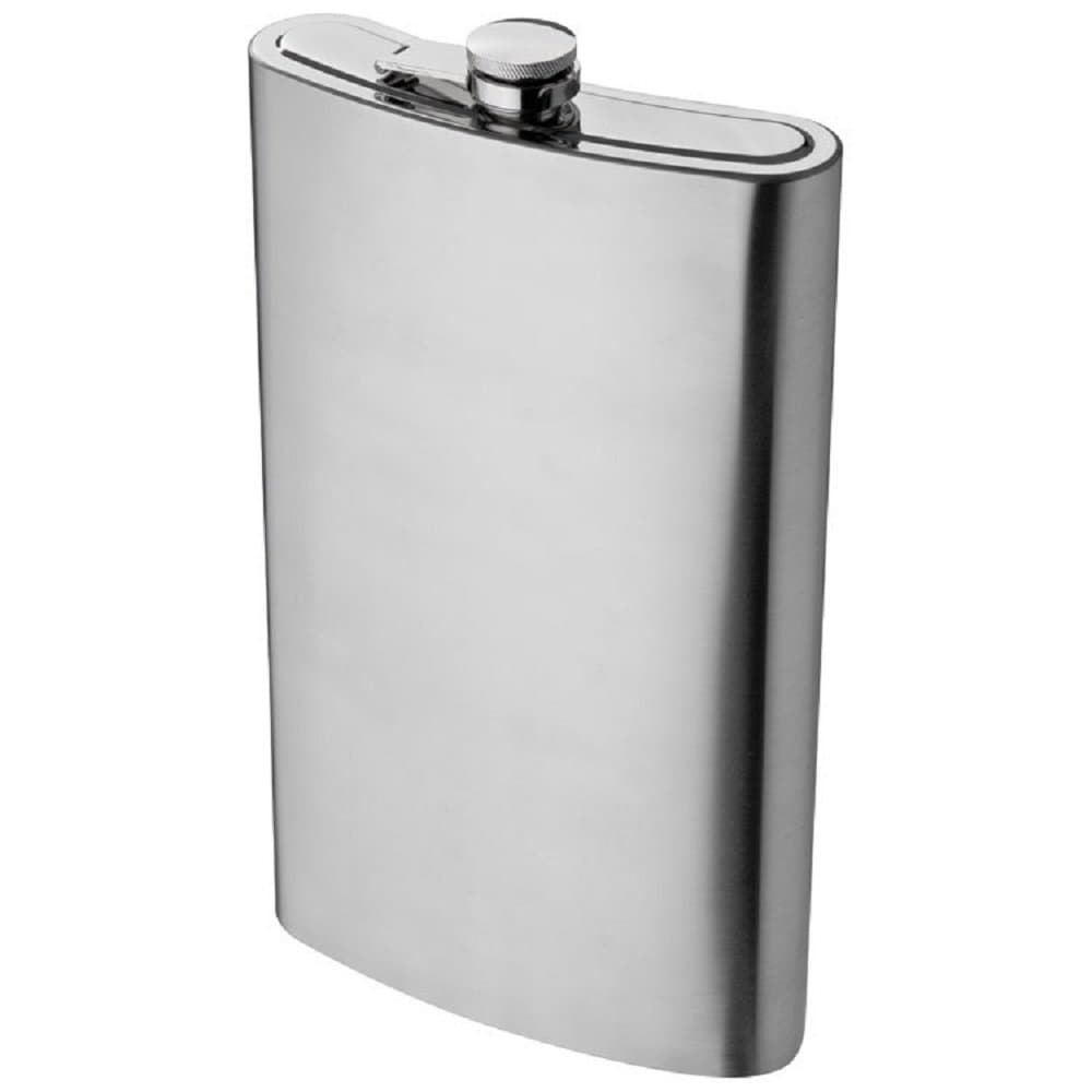 XXL Stainless Steel Hip Flask, 1.8 Litre Capacity, Ideal Gift for all Outdoor Fans