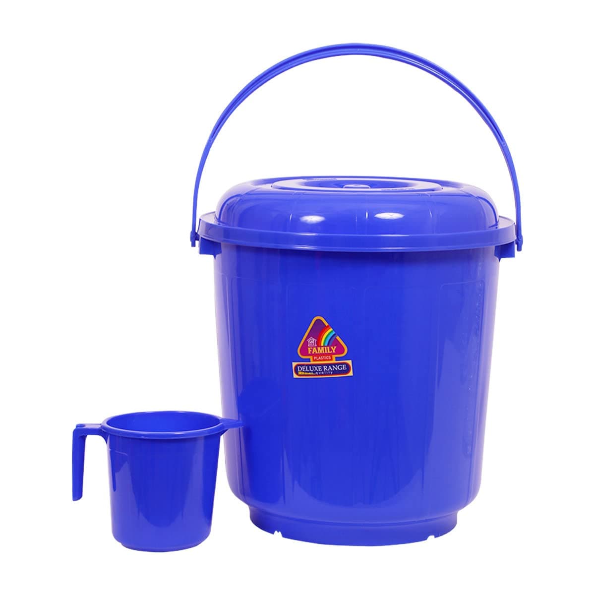 25 Litre Blue Bucket & 1.5 Litre Mug for Cleaning (13 Ltr, Blue)