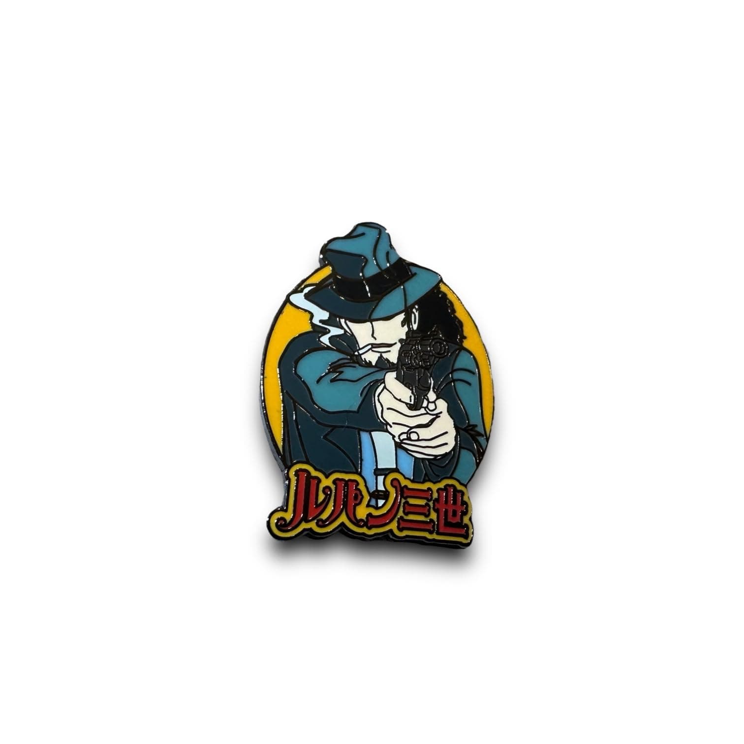 Lupin the Third enamel pin Lupin III pin Lupin the Third pins Lupin the Third lapel pin Lupin the Third figure pin Lupin the Third badge Lupin the Third decor Daisuke Jigen pin Daisuke Jigen merch