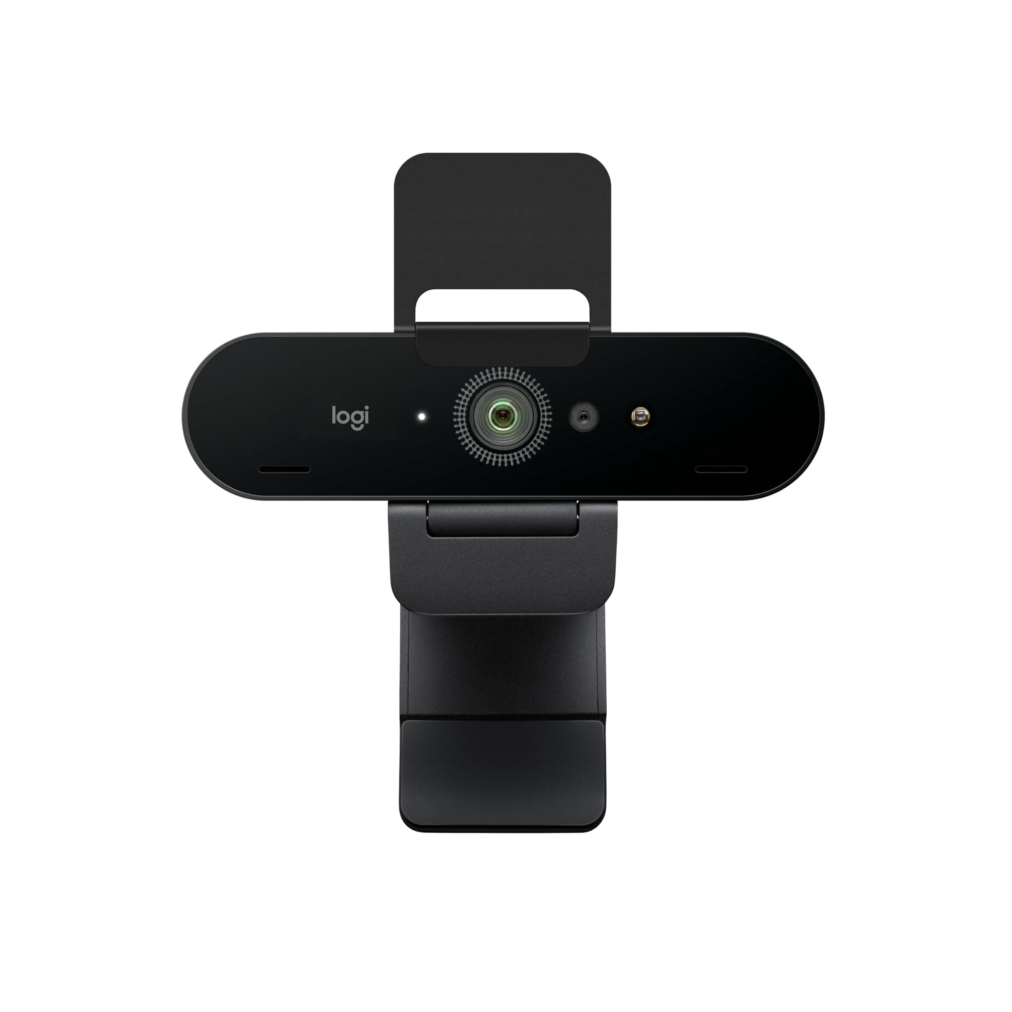 Brio 4K Webcam, Ultra 4K HD Video Calling, Noise-Canceling mic, HD Auto Light Correction, Wide Field of View, Works with Microsoft Teams, Zoom, Google Voice, PC/Mac/Laptop/Tablet, Black