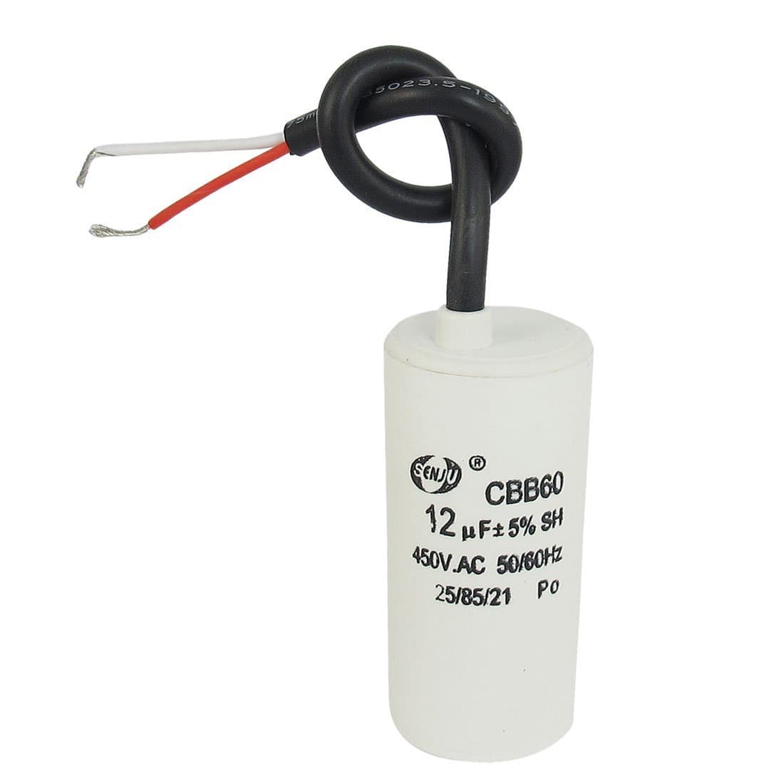 SENJU Polypropylene Film AC Motor Run Capacitor 12uF 450V CBB60