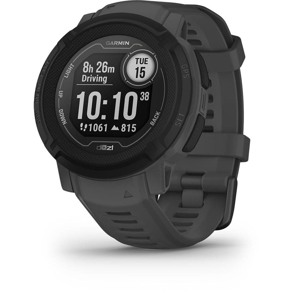 Garmin Instinct 2, dezl Edition, Rugged Trucking Smartwatch, Easy Break Planning, Compatible with The dezl OTR Navigator, Black