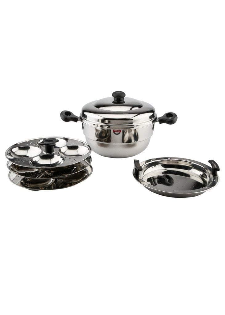 Stainless Steel Idli Maker/Pot With Steamer,12 Idlis