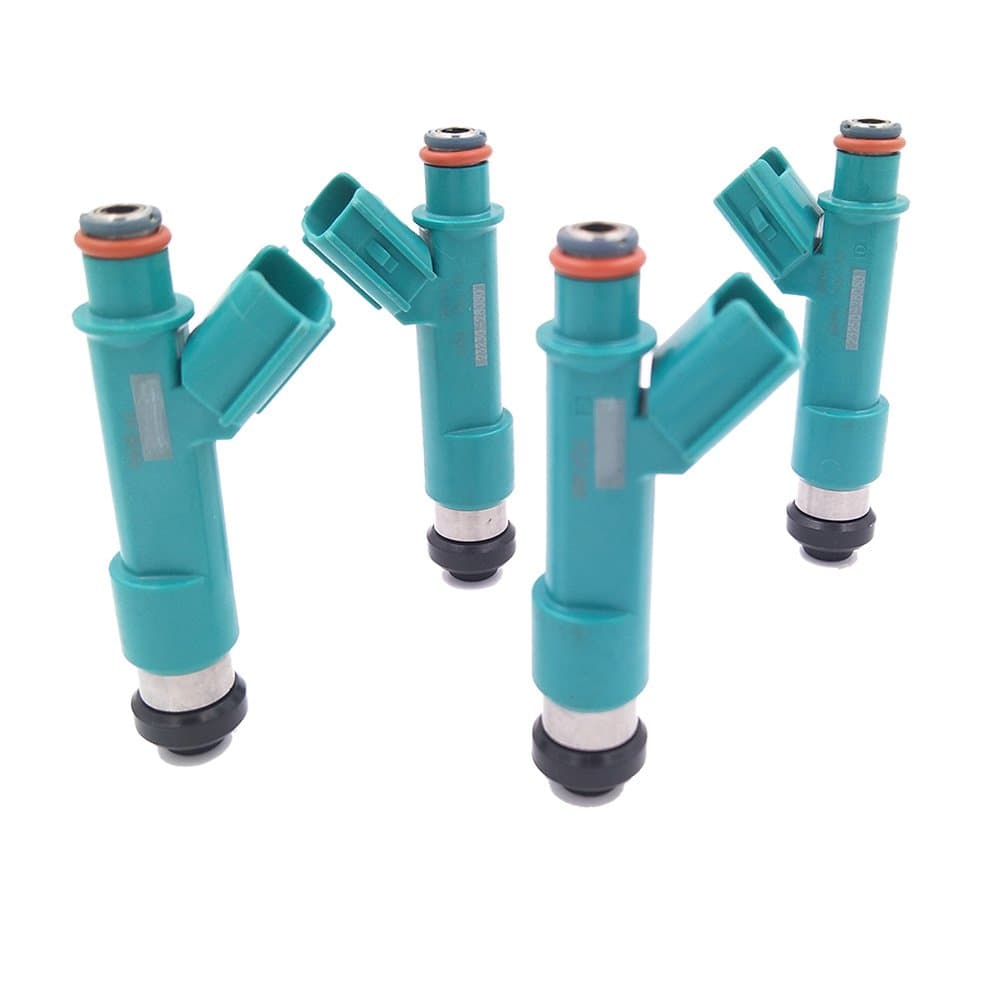 JESBEN FJ758 4pcs Set Fuel Injector 12 Holes For Scion tC 2005-2010 xB 2008-2015 Matrix Corolla 2.4L 2009-2013 Camry RAV4 2.4L 2004-2010 Solara Highlander 2.4L 2004-2007 23250-28080 23209-28080