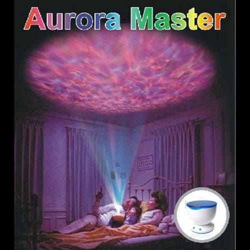 Edis NEW Beautiful DAREN RGB Ocean Waves Aurora Master Lamp 12LED Projector USB Cable Night Light Lamp RED GREEN BLUE RGB Colorful,,7-14 business days to arrive with Tracking No