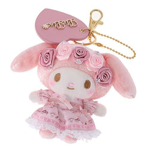 Rizurisa Rizumero My Melody stuffed toy mascot key chains piano pattern dress