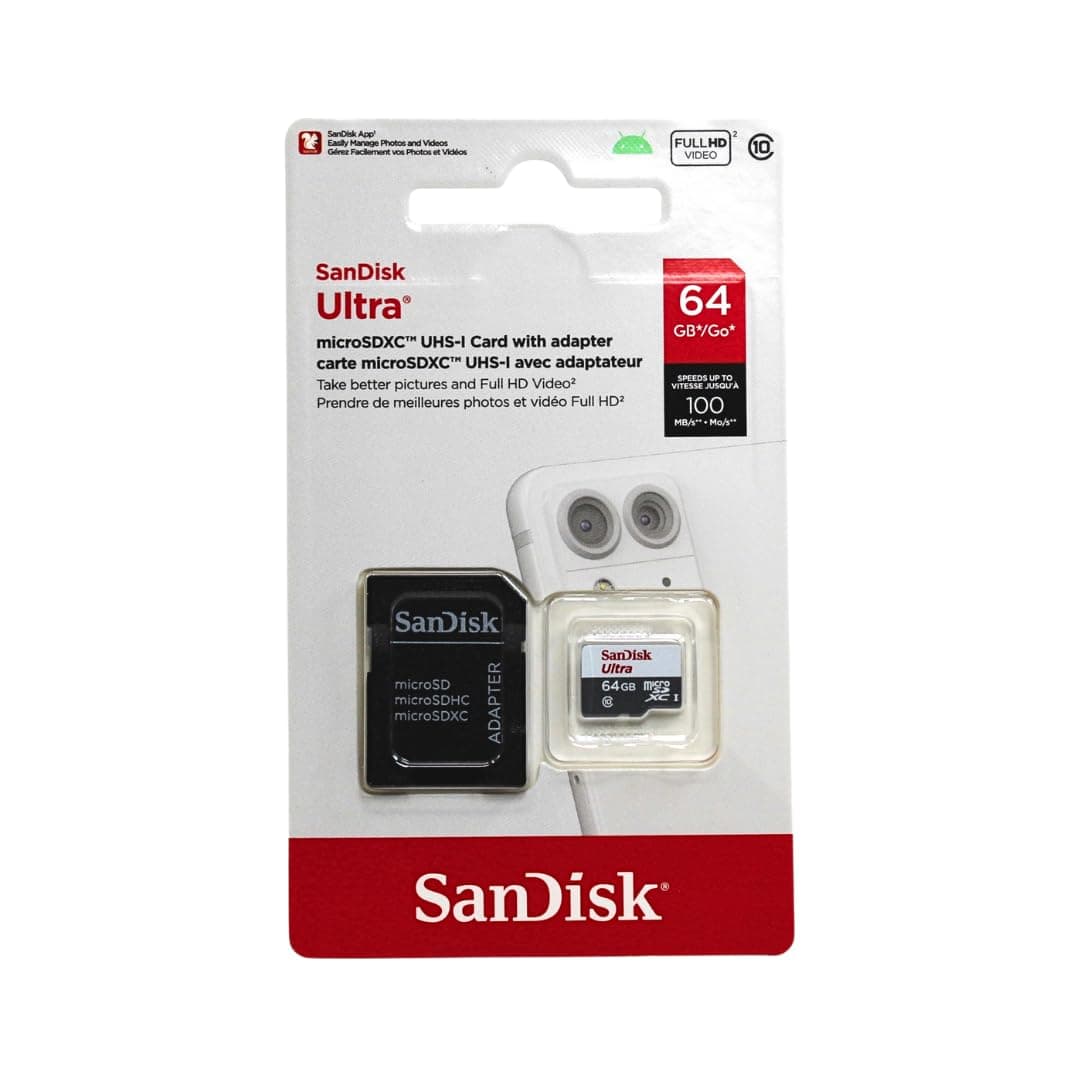 Professional Ultra 64GB MicroSDXC GoPro Hero 3+ SanDisk Card is Custom formatted for high Speed Lossless Recording! Includes Standard SD Adapter. (UHS-1 Class 10 Certified 80MB/sec)