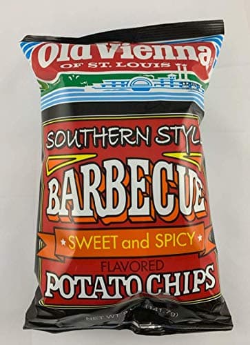 Old Vienna of St Louis Southern Style Barbecue Sweet and Spicy Potato Chips 5 oz Bag