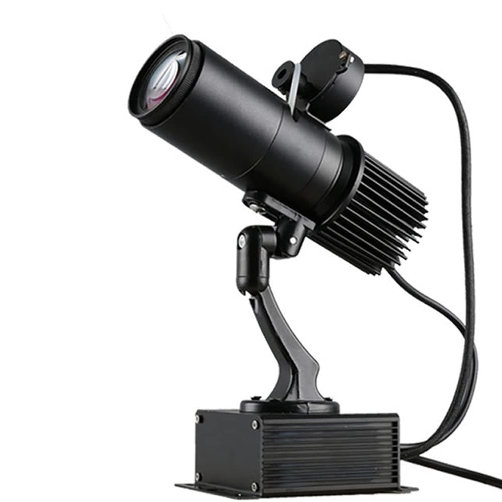 DYSD 15W LED Static/Rotating Gobo Advertising Logo Projector Light with Remote Free To Design Logos for Company, Store, Shop, Mall,remote