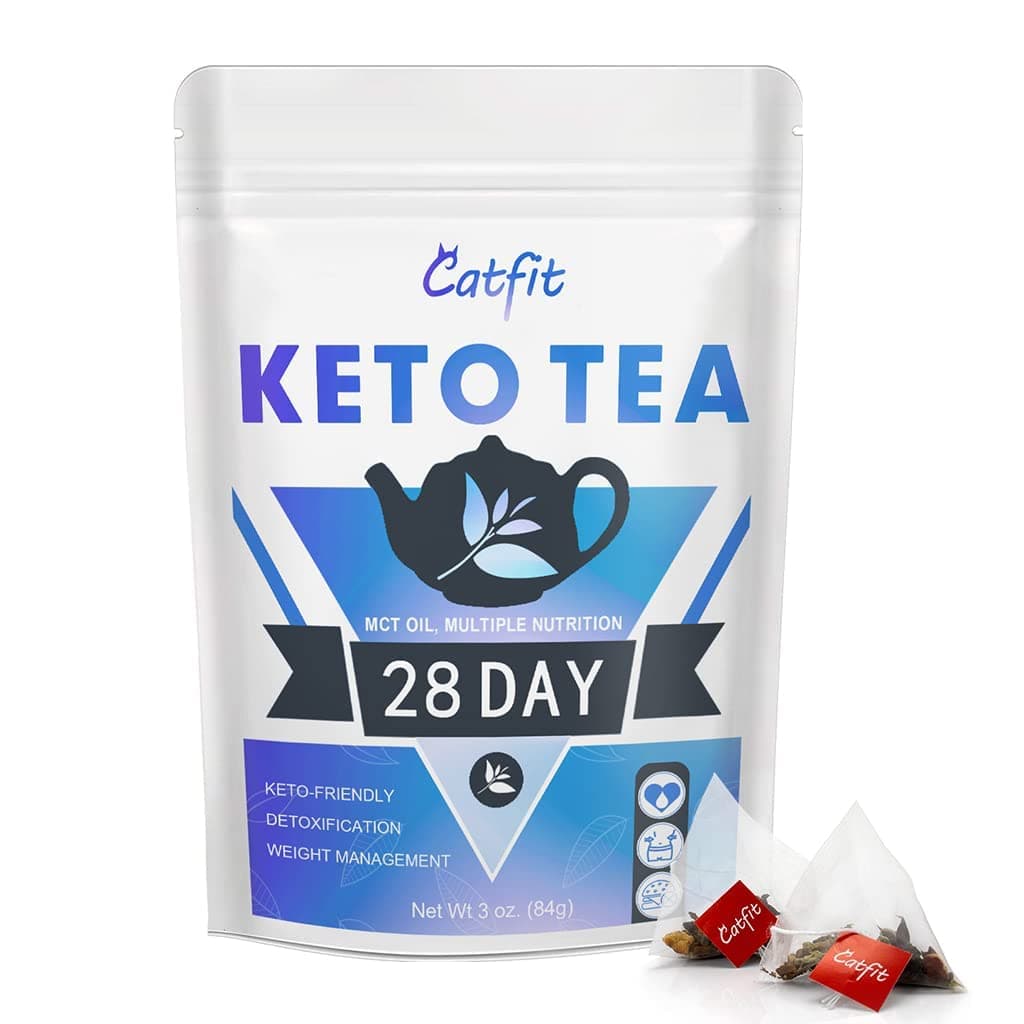 Keto Detox Tea for Belly Fat and Colon Cleanse - All Natural Detox and Cleanse, Supports A Healthy Weight, Helps Reduce Bloating, Natural Energy, Supports Immune System, Vegan, 28 Day