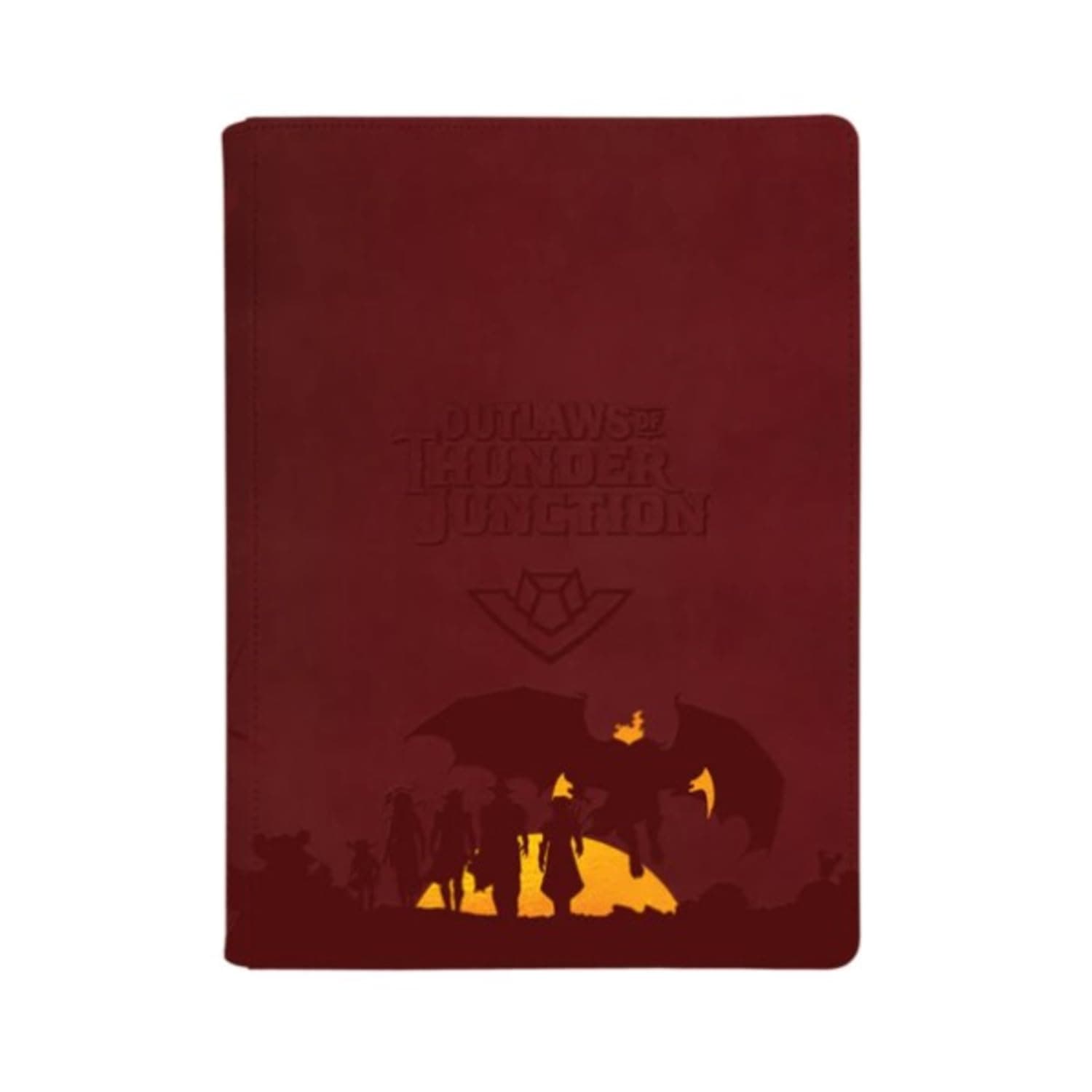 Ultra PRO - Outlaws of Thunder Junction 9-Pocket Premium Zippered PRO-Binder Ft. Set Symbol and Gang Silhouette for Magic: The Gathering