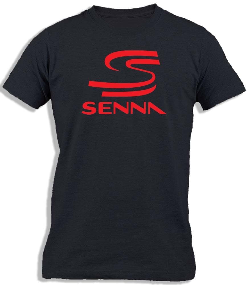 ™ Ayrton Senna Da Silva | Formula One World Car Racing Champion | 3 Times World Champion Conmemorative Retro Cotton T-Shirt For Men