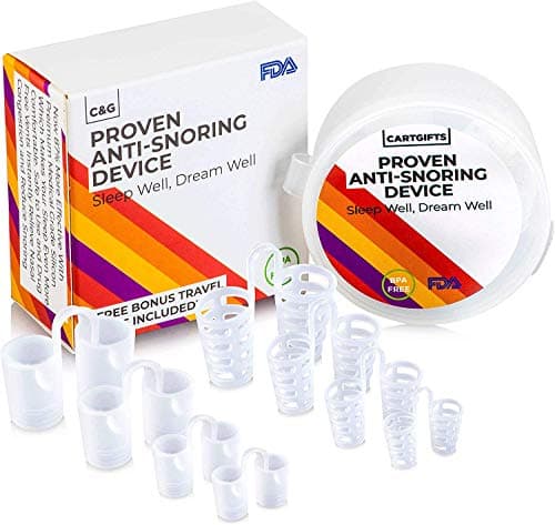 Anti Snoring Devices Snore Solution - Best Stop Snoring Medicine Device - Stopper Snoring Mute Devices Nasal Silicone Dilator Sleep Aid Kit for Men Women - Breathing Nose Vents Care Top Rated