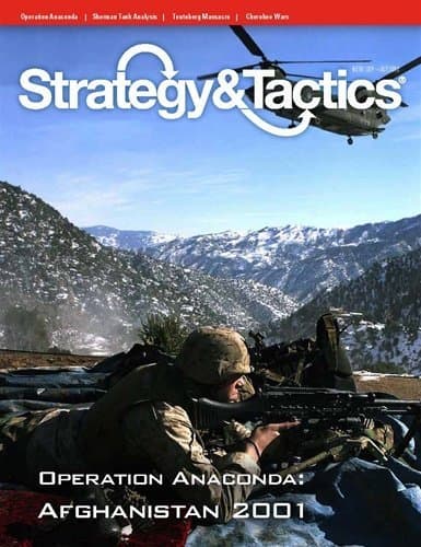 DG: Strategy & Tactics Magazine #276 with Operation Anaconda, Afghanistan 2002, Board Game