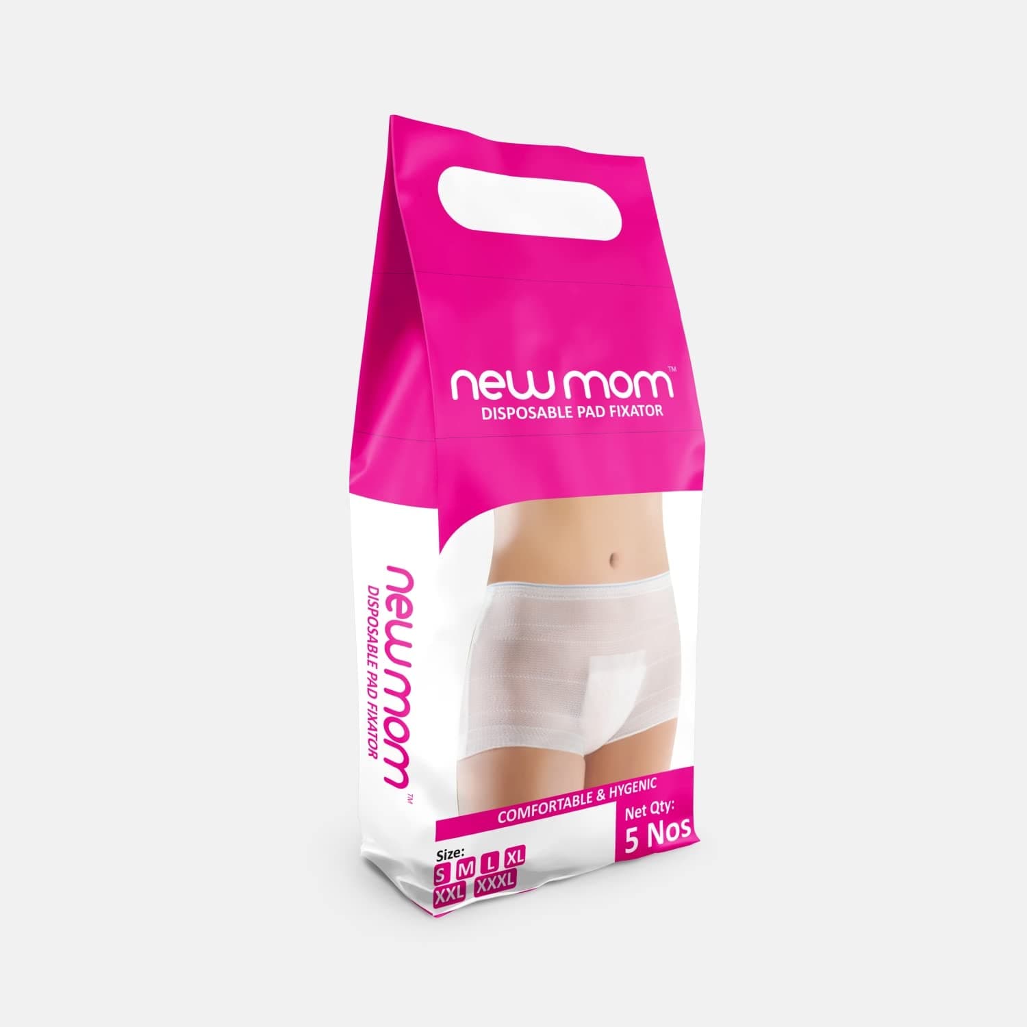 Newmom Disposable Pad Fixator - Pack of 5 (XL (101-112 cm))