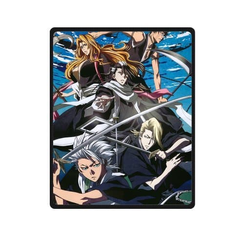 Sysuser Japan Anime Cartoon Bleach Death God Toushirou Byakuya Custom Blanket 40x50 Inch Creative Cotton Blanket Indoor / Outdoor Blanket