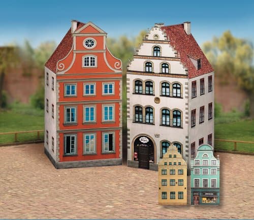 Aue Verlag Schreiber-Bogen Card Modeling Altstadt-Set 1