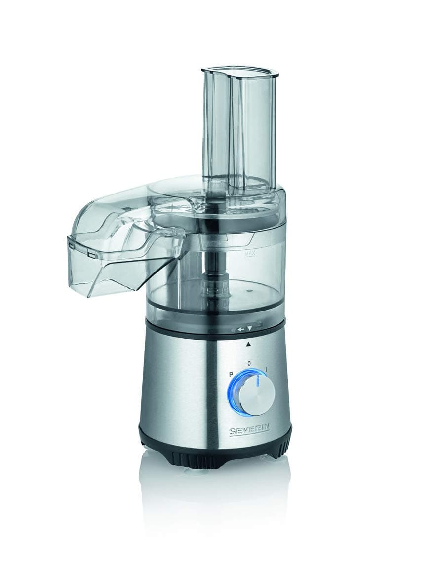 SEVERIN KM 3865 Multi, Herb Chopper Food Processor, 400 W, Brushed Stainless Steel-Black
