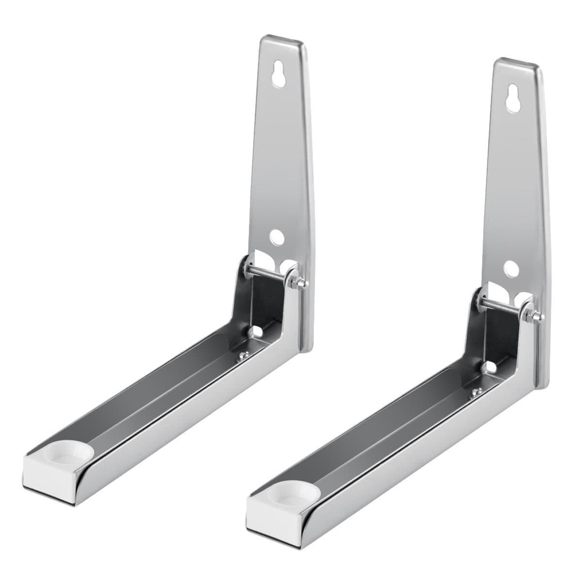 Microwave Bracket Wall Mount, Microwave Wall Rack Shelf Mounting Bracket for Microwave Wall Mounting Stretch Shelf Holder Extendable for Microwave Oven