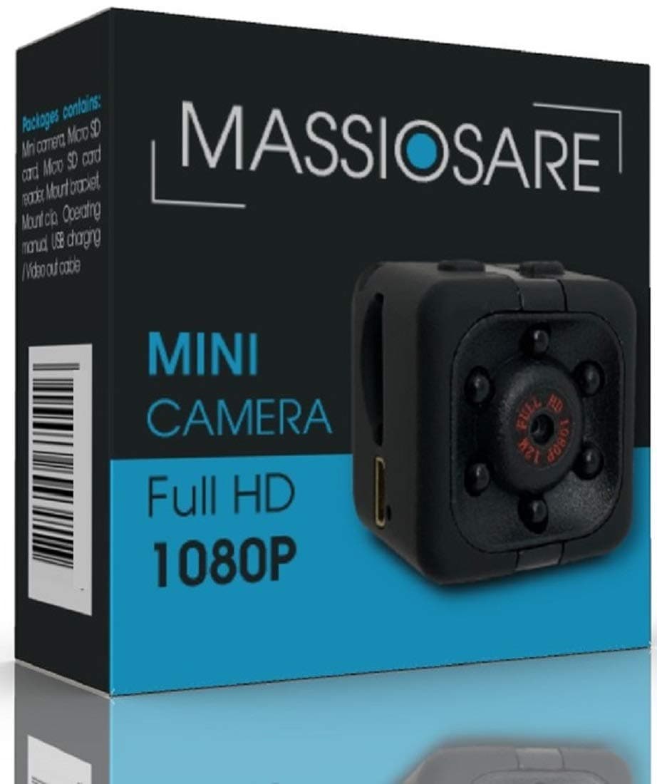 Mini Spy Hidden Camera, 1080P Portable Small HD Nanny Cam with Night Vision and Motion Detection, Perfect Indoor Covert Security Camera for Home and Office