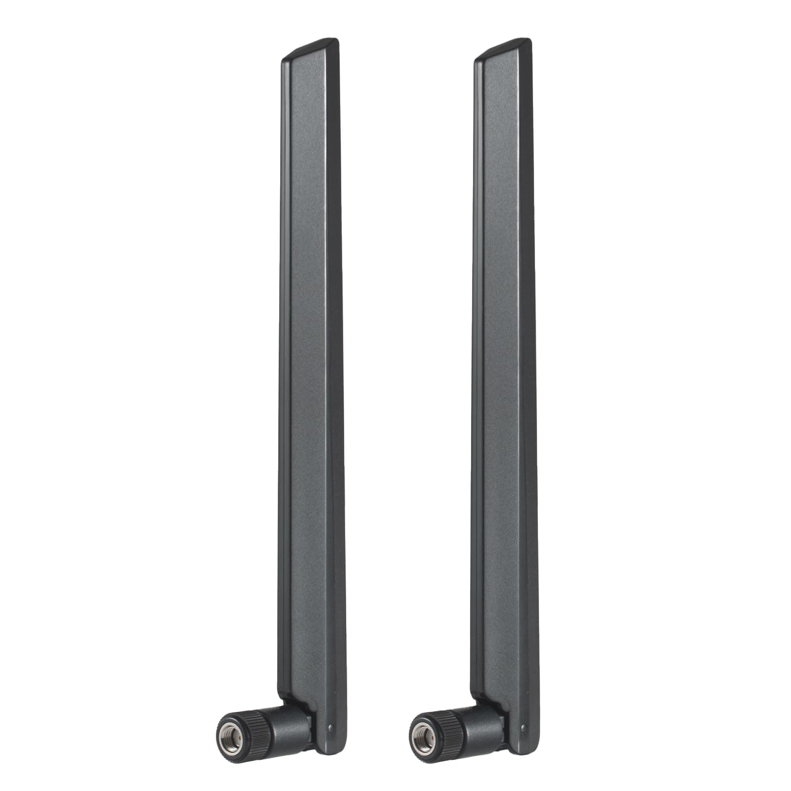 WiFi 6 6E Tri-Band 2.4GHz + 5 GHz + 6GHz 9dBi Omnidirectional Antenna for PC Desktop Computer PCI-E Network Card, USB Adapter, Bluetooth Card, Wireless Router (Pack of 2)