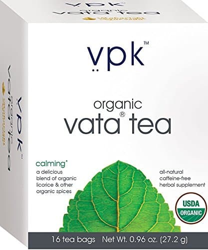 Calming Vata Organic Herbal Tea (2 Pack, Total of 32 Tea Bags)