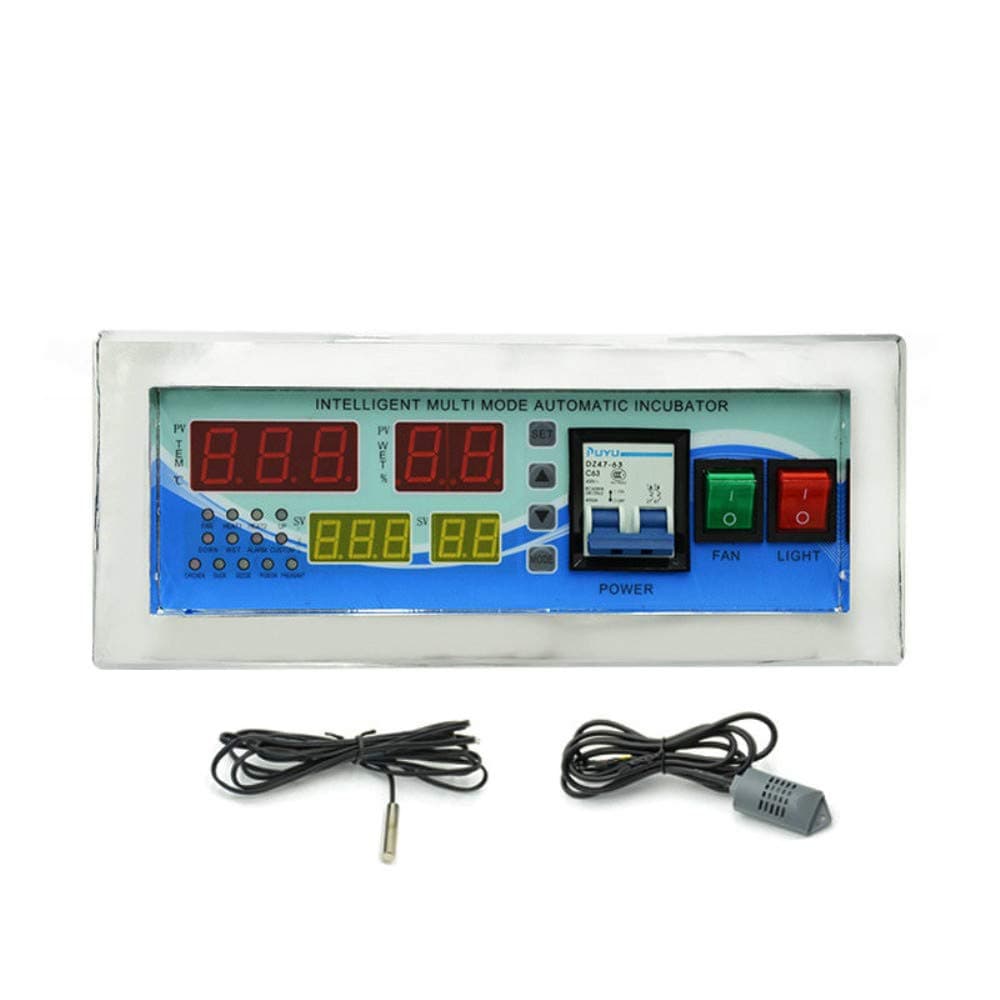 Full Automatic Incubator Controller XM-18E, 110V Temperature Humidity Controller for Egg Incubator with Digital Screen