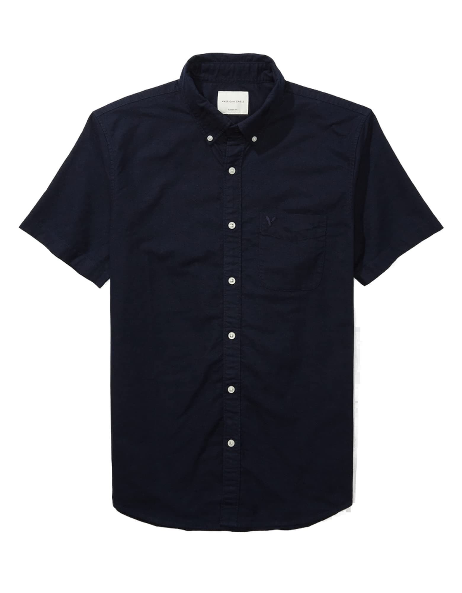 Men's Classic Fit Oxford Short-Sleeve Button-Up Shirt