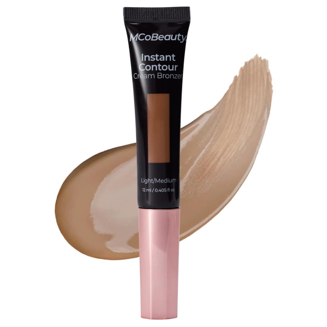 Instant Contour Cream Bronzer Light to Medium Shade Cream Contour Stick with In-Built Cushion Applicator Concealers & Neutralizing Makeup