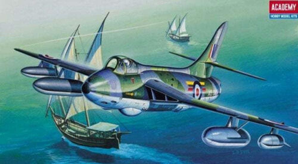 Academy 1:48 HAWKER HUNTER FGA.9 Model Kit #2169x