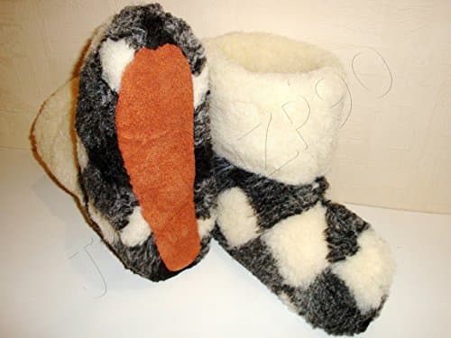 Wool Men's Genuine Sheepskin Slippers Boots 100% Pure (10)