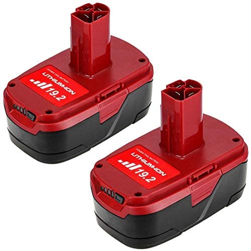 5000mAh 19.2V Lithium Battery Replacement for Craftsman 19.2 Volt Battery XCP C3 130279005 1323903 130211004 11045 315.115410 315.11485-2 Packs