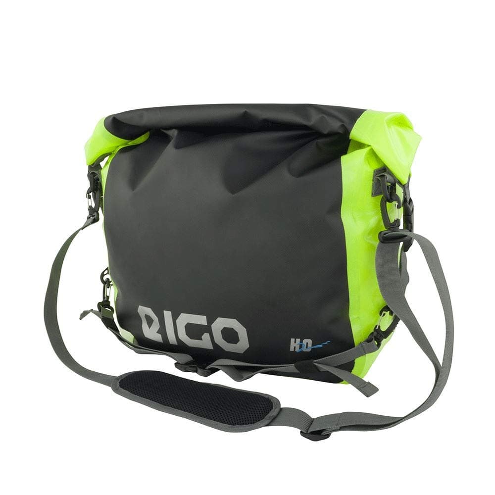 EIGO 20 LITRE MESSENGER WATERPROOF WET MOTORCYCLE SHOULDER BAG BLACK