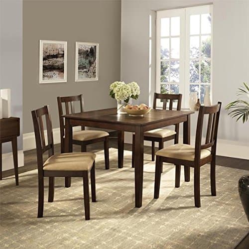 Avenue Greene Redmond Espresso 5-Piece Traditional Height Dining Set