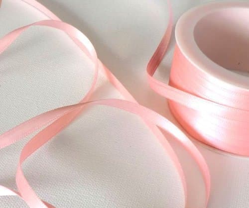 Satin Band 50 M x 6 MM Pink Ribbon