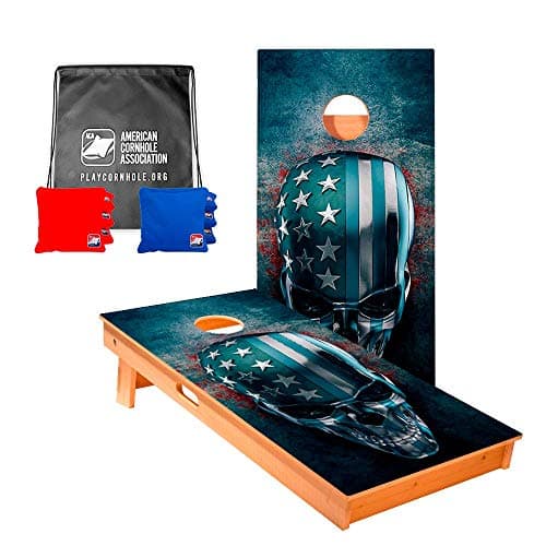 ACA American Cornhole Association Professional Cornhole Boards Regulation Star 2 ft x 4 ft Patriotic Theme